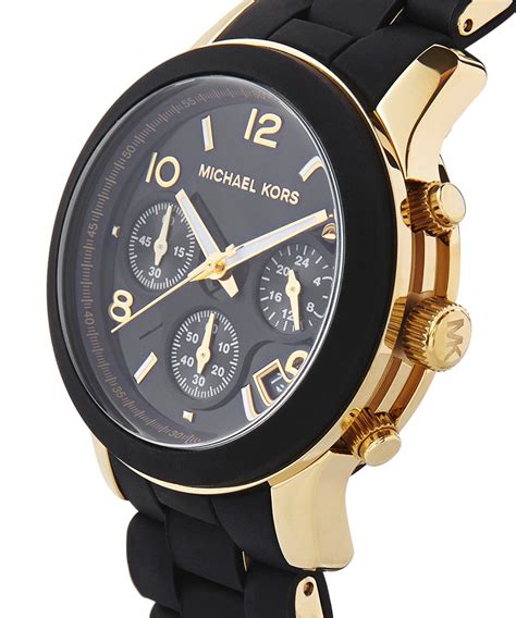 michael kors men's black and gold watch|michael kors gold watches women.